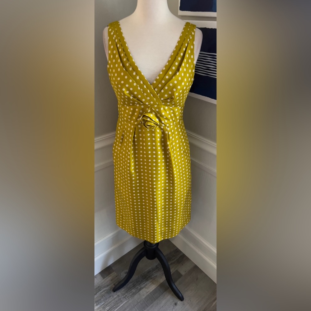 J. Crew Women’s Green Silk Dress